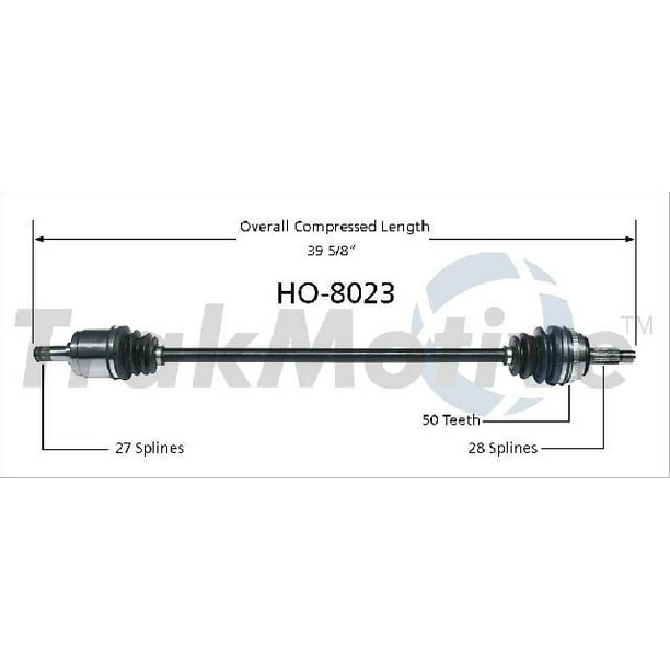 For Honda Accord Acura L4 Standard Pair Set Front Left & Right CV Axle Shafts For Honda Accord Acura L4 Standard Pair Set Front Left & Right CV Axle Shafts